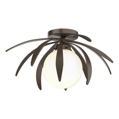 Semi-Flush Mts. Glass Down by Hubbardton Forge ( 39 | 124350-SKT-05-GG0631 Dahlia ) 