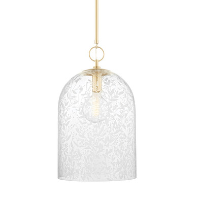 Pendants Glass Down by Hudson Valley ( 70 | 7514-AGB Belleville ) 