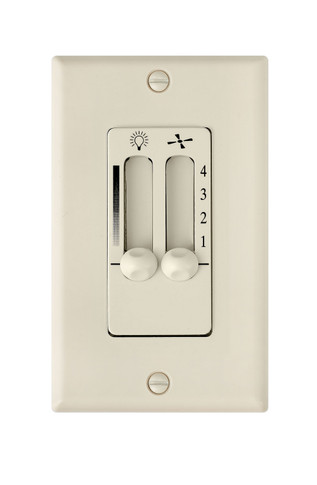 Fans Fan Controls by Hinkley ( 13 | 980008FAL Wall Control 4spd Dual Slide ) 
