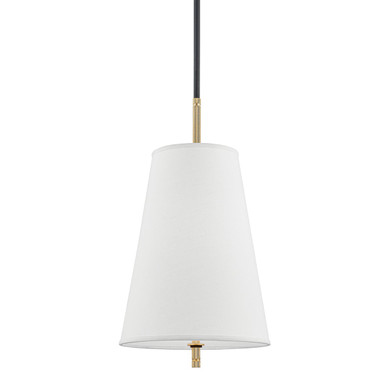 Pendants Fabric Shade by Hudson Valley ( 70 | 3715-AOB Bowery ) 