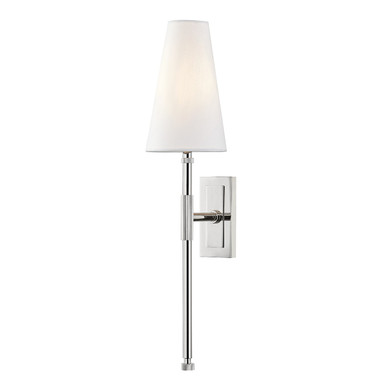 Sconces Single Candle by Hudson Valley ( 70 | 3721-PN Bowery ) 