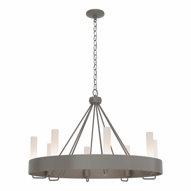 Mid. Chandeliers Glass Up by Hubbardton Forge ( 39 | 105040-SKT-07-FD0611 Banded ) 