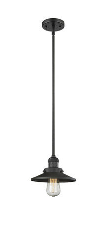 Mini Pendants Exposed Lamps by Innovations ( 405 | 201S-BK-M6-LED Franklin Restoration ) 