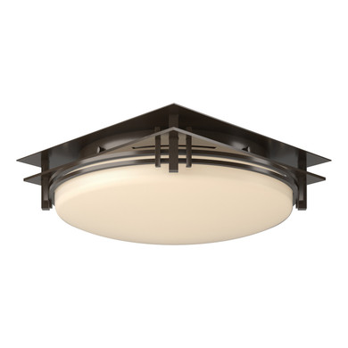 Flush Mounts Bowl Style by Hubbardton Forge ( 39 | 124394-SKT-05-GG0097 Banded ) 