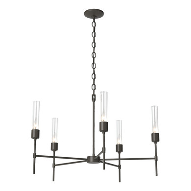 Mid. Chandeliers Glass Up by Hubbardton Forge ( 39 | 105045-SKT-07-ZM0611 Vela ) 