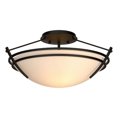 Semi-Flush Mts. Bowl Style by Hubbardton Forge ( 39 | 124412-SKT-10-GG0047 Tryne ) 