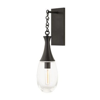 Sconces Single Glass by Hudson Valley ( 70 | 3931-BBR Southold ) 