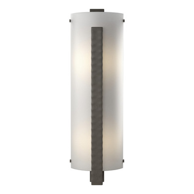 Sconces Single Glass by Hubbardton Forge ( 39 | 206730-SKT-07-BB0401 Vertical Bar ) 