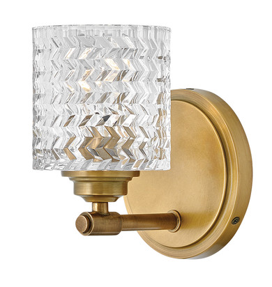 Sconces Single Glass by Hinkley ( 13 | 5040HB Elle ) 
