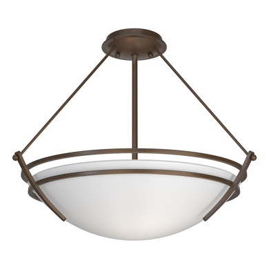 Semi-Flush Mts. Bowl Style by Hubbardton Forge ( 39 | 124432-SKT-05-GG0020 Tryne ) 