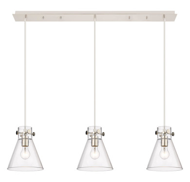 Linear/Island 3 Light Bar by Innovations ( 405 | 123-410-1PS-PN-G411-8CL Downtown Urban ) 