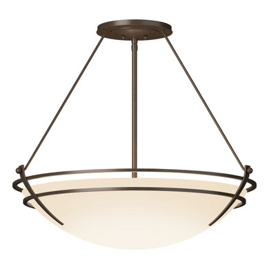 Semi-Flush Mts. Bowl Style by Hubbardton Forge ( 39 | 124442-SKT-05-GG0054 Tryne ) 