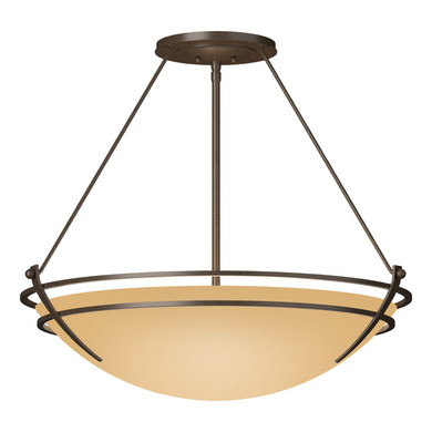 Semi-Flush Mts. Bowl Style by Hubbardton Forge ( 39 | 124442-SKT-05-SS0054 Tryne ) 