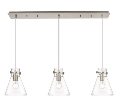 Linear/Island 3 Light Bar by Innovations ( 405 | 123-410-1PS-SN-G411-8CL Downtown Urban ) 