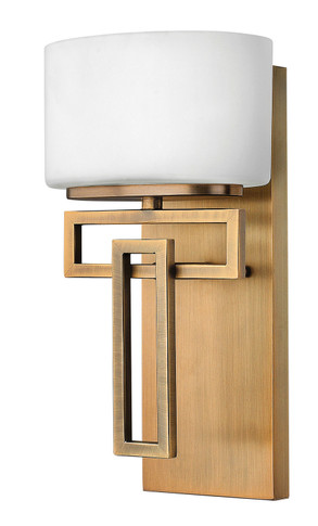 Sconces Single Glass by Hinkley ( 13 | 5100BR Lanza ) 