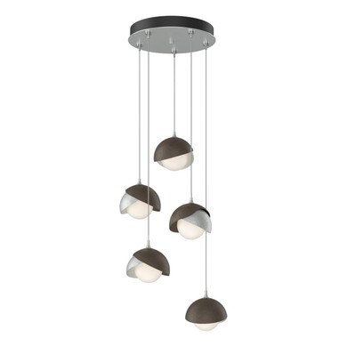 Pendants Multi-port/Cascade by Hubbardton Forge ( 39 | 131125-SKT-STND-82-05-GG0711 Brooklyn ) 