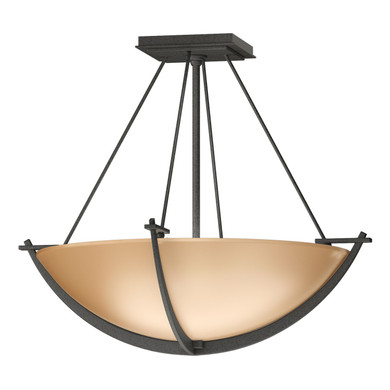 Semi-Flush Mts. Bowl Style by Hubbardton Forge ( 39 | 124555-SKT-20-SS0020 Compass ) 