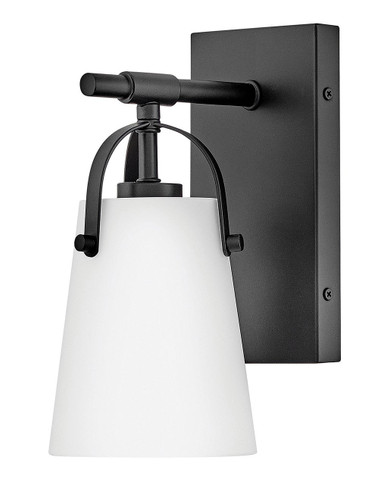 Sconces Single Glass by Hinkley ( 13 | 5130BK-OP Foster ) 