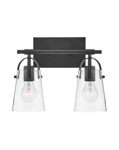 Bathroom Fixtures Two Lights by Hinkley ( 13 | 5132BK Foster ) 