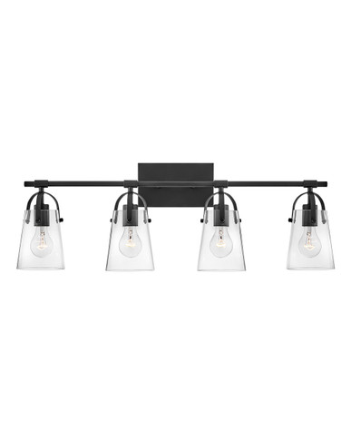 Bathroom Fixtures Four Lights by Hinkley ( 13 | 5134BK Foster ) 