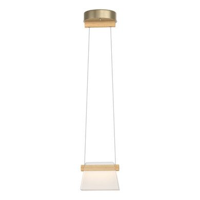 Mini Pendants Glass Down by Hubbardton Forge ( 39 | 151060-LED-STND-84-WD-YE0560 Cowbell ) 