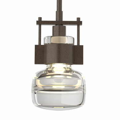 Mini Pendants Glass Down by Hubbardton Forge ( 39 | 187330-SKT-MULT-05-ZM0448 Cuff ) 