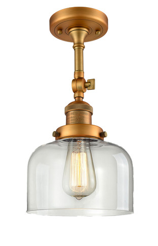 Semi-Flush Mts. Glass Down by Innovations ( 405 | 201F-BB-G72-LED Franklin Restoration ) 