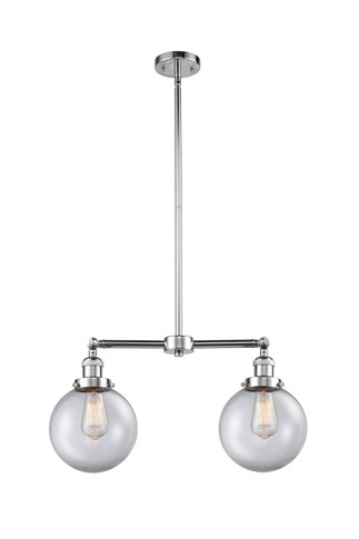 Linear/Island 2 Light Bar by Innovations ( 405 | 209-PC-G202-8-LED Franklin Restoration ) 