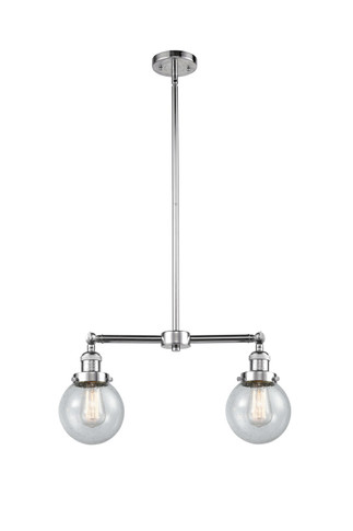 Linear/Island 2 Light Bar by Innovations ( 405 | 209-PC-G204-6-LED Franklin Restoration ) 
