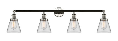 Bathroom Fixtures Four Lights by Innovations ( 405 | 215-PN-G62-LED Franklin Restoration ) 