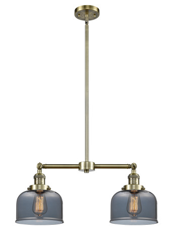 Mid. Chandeliers Glass Down by Innovations ( 405 | 209-AB-G73-LED Franklin Restoration ) 