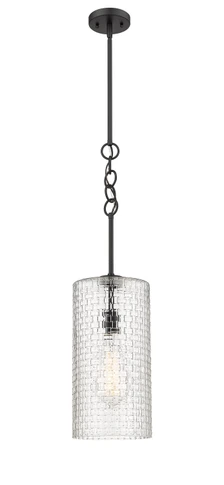 Mini Pendants Glass Down by Innovations ( 405 | 380-1S-BK-G380-8CL Wexford ) 