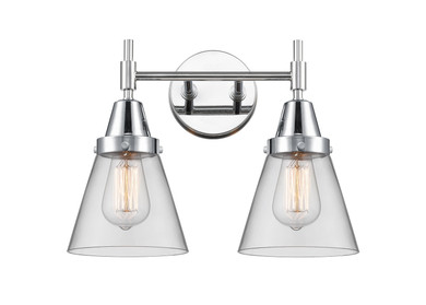 Bathroom Fixtures Two Lights by Innovations ( 405 | 447-2W-PC-G62-LED Caden ) 