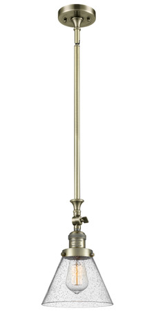 Mini Pendants Glass Down by Innovations ( 405 | 206-AB-G44-LED Franklin Restoration ) 