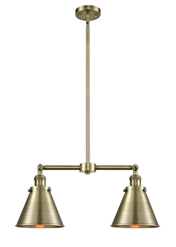 Linear/Island 2 Light Bar by Innovations ( 405 | 209-AB-M13-AB-LED Franklin Restoration ) 