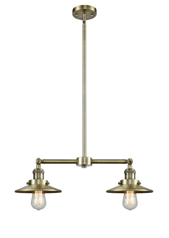 Linear/Island 2 Light Bar by Innovations ( 405 | 209-AB-M4AB-LED Franklin Restoration ) 