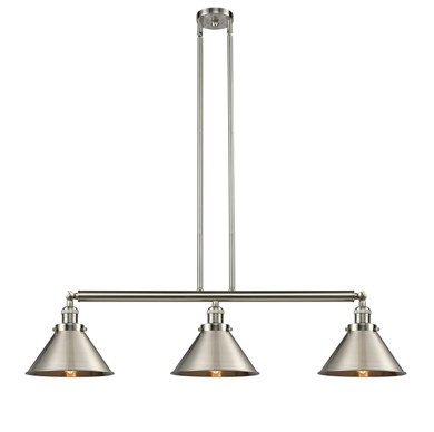 Linear/Island 3 Light Bar by Innovations ( 405 | 213-SN-M10-SN-LED Franklin Restoration ) 