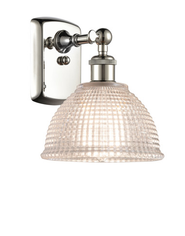 Sconces Single Glass by Innovations ( 405 | 516-1W-PN-G422-LED Ballston ) 