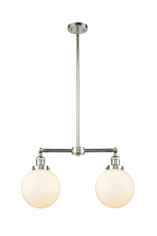 Linear/Island 2 Light Bar by Innovations ( 405 | 209-PN-G201-8-LED Franklin Restoration ) 