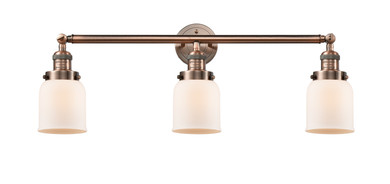 Bathroom Fixtures Three Lights by Innovations ( 405 | 205-AC-G51-LED Franklin Restoration ) 