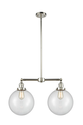 Linear/Island 2 Light Bar by Innovations ( 405 | 209-PN-G202-10 Franklin Restoration ) 