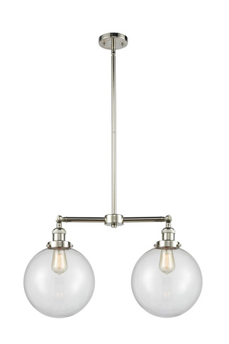 Linear/Island 2 Light Bar by Innovations ( 405 | 209-PN-G202-10-LED Franklin Restoration ) 