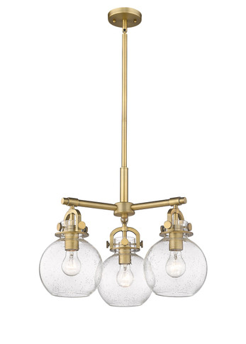 Mini Chandeliers Glass Shade by Innovations ( 405 | 410-3CR-BB-G410-7SDY Downtown Urban ) 
