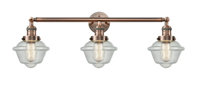 Bathroom Fixtures Three Lights by Innovations ( 405 | 205-AC-G534-LED Franklin Restoration ) 