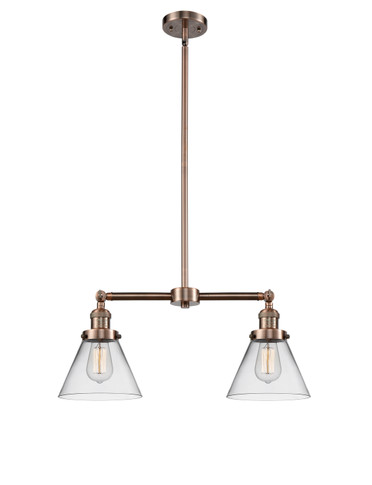 Mid. Chandeliers Glass Down by Innovations ( 405 | 209-AC-G42 Franklin Restoration ) 