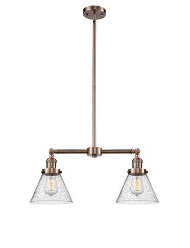 Mid. Chandeliers Glass Down by Innovations ( 405 | 209-AC-G44-LED Franklin Restoration ) 