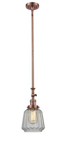 Mini Pendants Glass Down by Innovations ( 405 | 206-AC-G142-LED Franklin Restoration ) 
