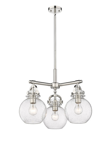 Mini Chandeliers Glass Shade by Innovations ( 405 | 410-3CR-PN-G410-7SDY Downtown Urban ) 