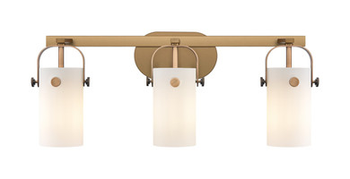 Bathroom Fixtures Three Lights by Innovations ( 405 | 423-3W-BB-G423-7WH Downtown Urban ) 