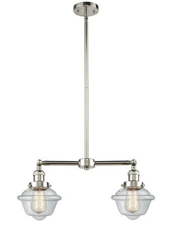 Mid. Chandeliers Glass Down by Innovations ( 405 | 209-PN-G532 Franklin Restoration ) 